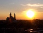 tramonto sulle cupole del Santo